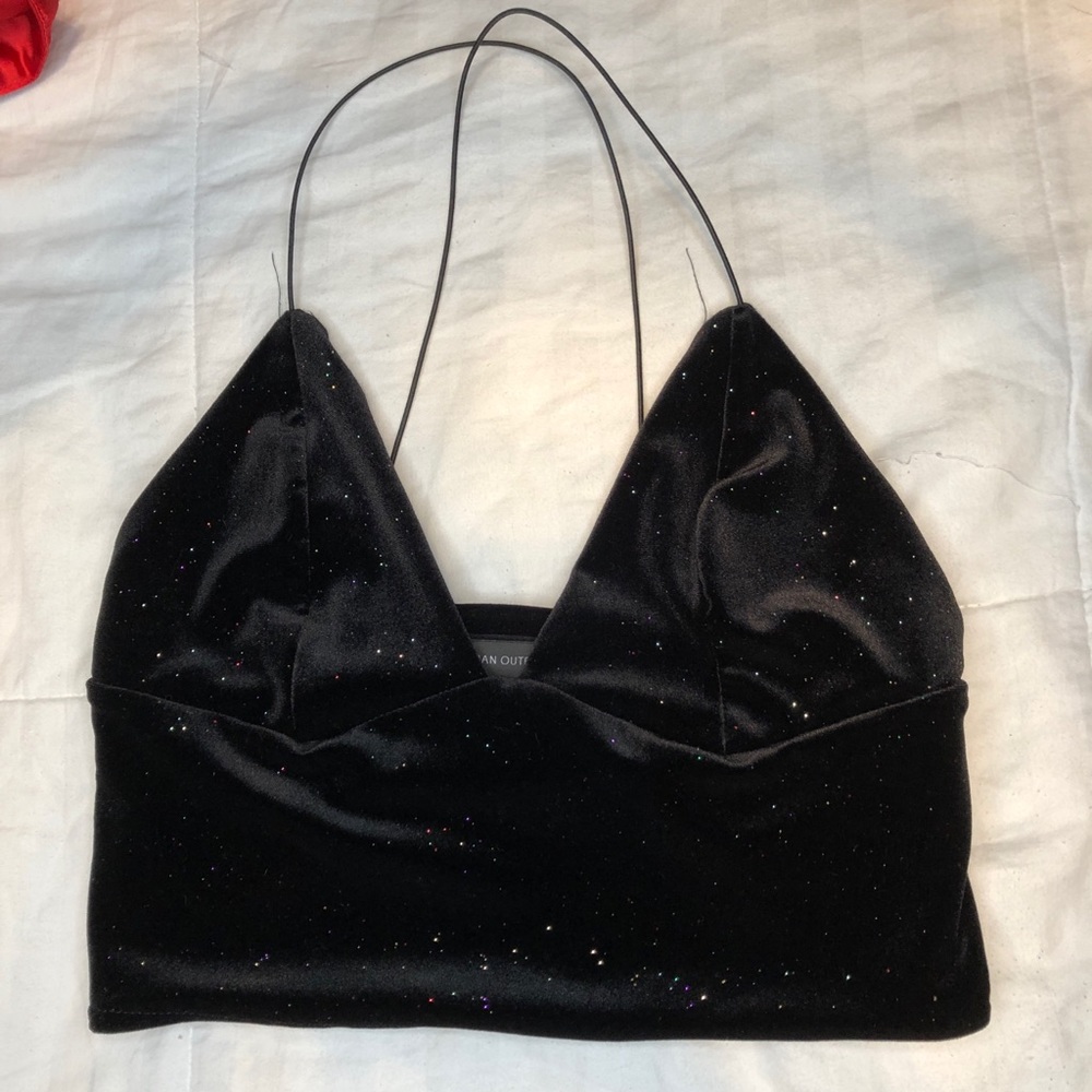 Urban Outfitters Sparkle Crop